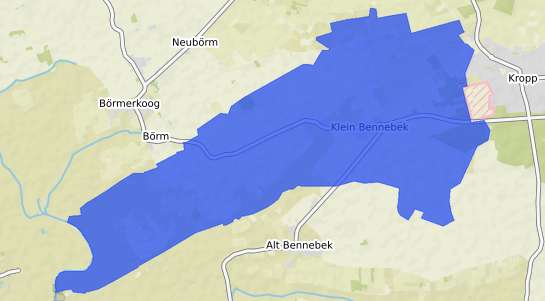 Bodenrichtwertkarte Klein Bennebek